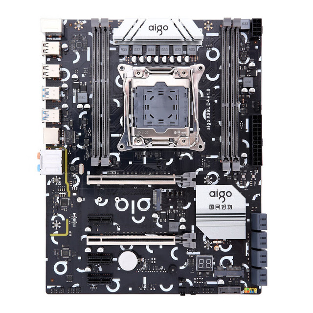 aigo 爱国者X99L台式电脑主板双PCIe LGA2011针千兆网卡x99 X99L DDR4