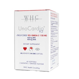 WHC 小红帽rTG型高纯度深海鱼油软胶囊omega3 DHA中老年心脑60粒