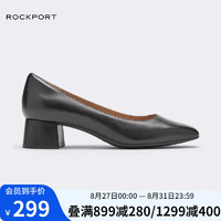 ROCKPORT 乐步 女鞋职场休闲通勤皮鞋时尚舒适牛皮革中低跟鞋 CI3490 37