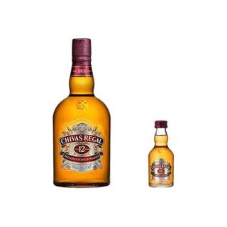 CHIVAS 芝华士 Regal）12年 苏格兰调和型 威士忌 进口洋酒 500ml*2瓶 礼盒装