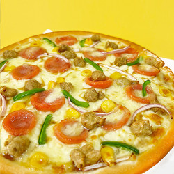 小萨牛牛 黑椒牛肉风味披萨190g*2盒 空气炸锅食材pizza比萨饼匹萨烤箱食品