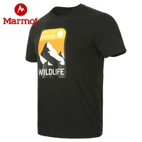 特价清仓Marmot土拨鼠山脉系列夏户外棉质透气圆领男士短袖T恤