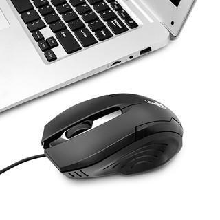 雷迪凯（LDK.al） 商务办公鼠标 有线USB接口电脑鼠标男女常居家家用鼠标 电脑笔记本通用 冲击版办公鼠标
