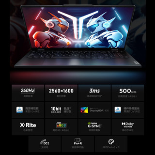 Lenovo 联想 LEGION 联想拯救者 Y9000P 2023款 16英寸游戏笔记本电脑（i7-13650HX、16GB、1TB、RTX4060）