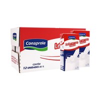 Conaprole 卡贝乐 科拿（Conaprole）乌拉圭原装进口全脂高钙纯牛奶 3.4g优质乳蛋白 1L*12整箱