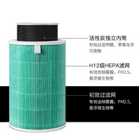 其他 适配小米空气净化器2S 1 2 3代Pro滤芯米家除甲醛抗菌4lite过滤网