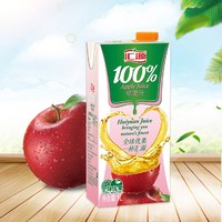 汇源 100%苹果汁果蔬汁1000ml/盒浓缩果汁饮料鲜果饮品