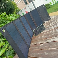 其他品牌 品牌50W太阳能折叠包便携式户外充电