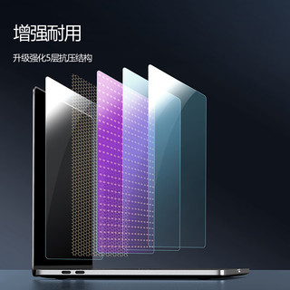 毕亚兹macbook苹果笔记本mac防尘屏幕膜air11.6英寸电脑高清保护贴膜防刮（A1465/1370）B51-2
