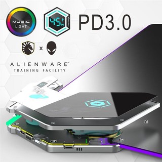 DELL 戴尔 Alienware外星人无线充电鼠标垫45W快充RGB发光带USB拓展多功能鼠标垫