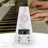 CHERUB 小天使通用电子节拍器钢琴吉他小提琴尤克里里架子鼓充电节拍器WMT-230白色