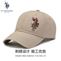 us polo assn 保罗帽子男士棒球帽女士弯檐刺绣情侣春夏运动休闲鸭舌帽四季通用