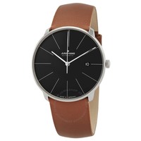 JUNGHANS Meister 黑色自动表盘男士手表 027415400