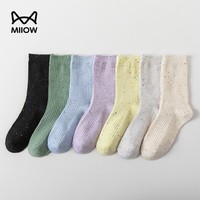 Miiow 猫人 抗菌防臭中筒袜 5双装