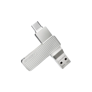 异能者 F500 USB3.2 U盘 银色 128GB USB-A/Type-C