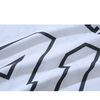 MITCHELL & NESS球员号码短袖 NBA麦迪艾弗森宽松圆领半袖 MN男女纯棉T恤上衣 诺维茨基-白色 XL