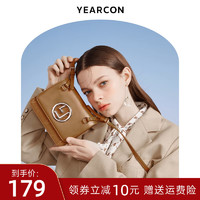 YEARCON 意尔康 小方包2023夏季新款斜挎包质感单肩包百搭通勤女包手拎包潮