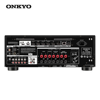 ONKYO 安桥 TX-NR696功放+尊宝 C95II 5.1声道家庭影院套装 4K杜比全景声音响 THX 胡桃木 搭配J12低音炮