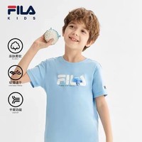 抖音超值购：FILA 斐乐 童装儿童短袖2023夏季新款干爽透气男童T恤