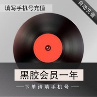 网易云音乐 黑胶会员12个月年卡