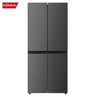KONKA 康佳 409升十字对开门四门电冰箱 大容量家用 BCD-409GQ4S