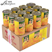 T 黄桃罐头正品整箱12罐X425g安徽砀山特产新鲜糖水果罐头烘焙批发