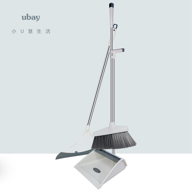 抖音超值购：uBay 加厚扫把簸箕套装 新型扫把簸箕刮水器家用干湿两用扫把套