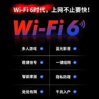 MERCURY 水星网络 水星奇峰AX3000 WiFi6双千兆无线路由器 5G双频 高速wifi穿墙游戏路 meshA30G