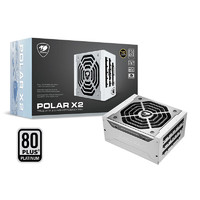 COUGAR 骨伽 POLAR X2 1200W 白金牌全模组电源 ATX3.0/原生PCIe5.0/全日系电容