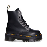 Dr.Martens Mod Jadon 女士黑色厚底8孔系带马丁靴短靴