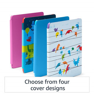 Kindle Kids Edition 儿童版电纸书 6英寸 适合7岁以上儿童 8G存储 蓝色