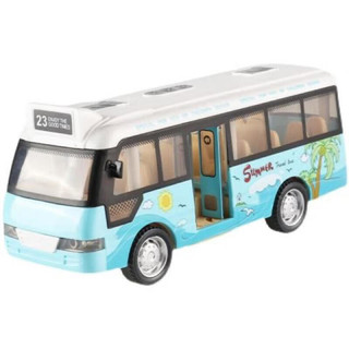 哦咯 儿童惯性仿真公交车声光巴士玩具汽车模型