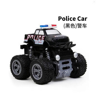哦咯 警车汽车模型玩具惯性越野车儿童玩具