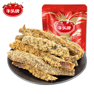 PLUS会员：牛头牌 牛肉干 五香味拉毛条牛肉条 92g