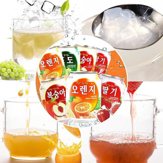 九日果粒果汁饮料含果粒果肉国产饮料 9罐口味