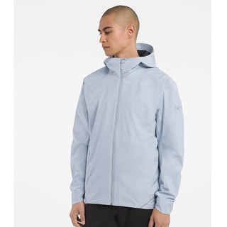 始祖鸟（ARC’TERYX）Solano Hoody 男款休闲防风防泼水夹克连帽软壳外套都市休闲X5518 Black Sapphire 蓝黑色 S