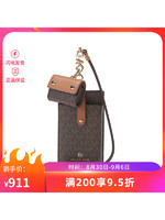 MICHAEL KORS 迈克·科尔斯 女士人造革手机包卡包卡夹颈部挂包带耳机包34F2GDVP2B