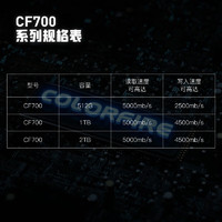 COLORFUL 七彩虹 镭风系列 M.2接口 NVMe PCIe4.0×4 台式笔记本固态硬盘 CF
