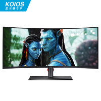 KOIOS 科欧斯 K3822UC 37.5英寸 IPS 曲面 显示器（3840×1600、60Hz、100%sRGB、HDR10、Type-C 65W）