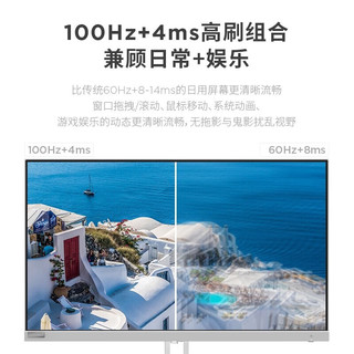 联想（Lenovo）小新 23.8英寸电脑显示器100Hz IPS屏 硬件防蓝光护眼办公电脑显示屏幕 23.8英寸小新24 双HDMI接口
