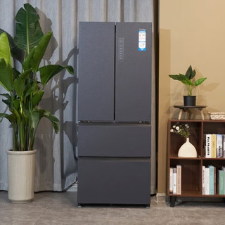Haier 海尔 冰箱409L法式四开门嵌入式家用超薄风冷无霜一级能效冰箱