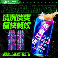 珠江啤酒（PEARL RIVER）8度 珠江InBeer啤酒 500mL*12听 4箱装