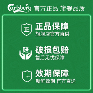 Carlsberg嘉士伯啤酒醇滑500ml*24罐箱大罐听装