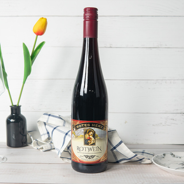 iCuvee 爱克维 圣母之心半甜红葡萄酒 750ml 单瓶装 德国原瓶