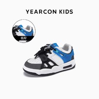 限尺码：YEARCON 意尔康 中大童儿童撞色拼接休闲鞋男童运动鞋女童鞋