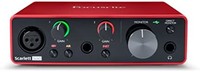 Focusrite Scarlett Solo三代 USB音频接口录音配音设备，录音室品质的声音