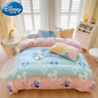 Disney 迪士尼 米妮 水洗棉床上四件套 200*230cm