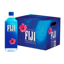 fiji 斐泉 天然矿泉水1L*12瓶整箱 斐济原装进口 中英文版随机发货