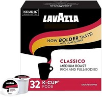 LAVAZZA 拉瓦萨 LAVAZZ Classico 单杯咖啡 K 杯，适用于 Keurig Brewer 32 个装