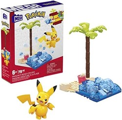 MEGA BLOKS 美高 Mega Pokemon 皮卡丘海滩飞溅积木套装